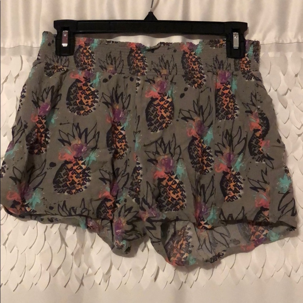 Pineapple Printed Shorts